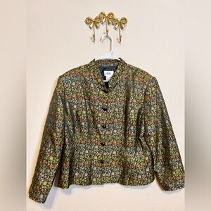 J.B.S. Women's Floral Patterned Blazer. Size XL